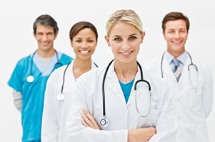 doctors and dentists smiling